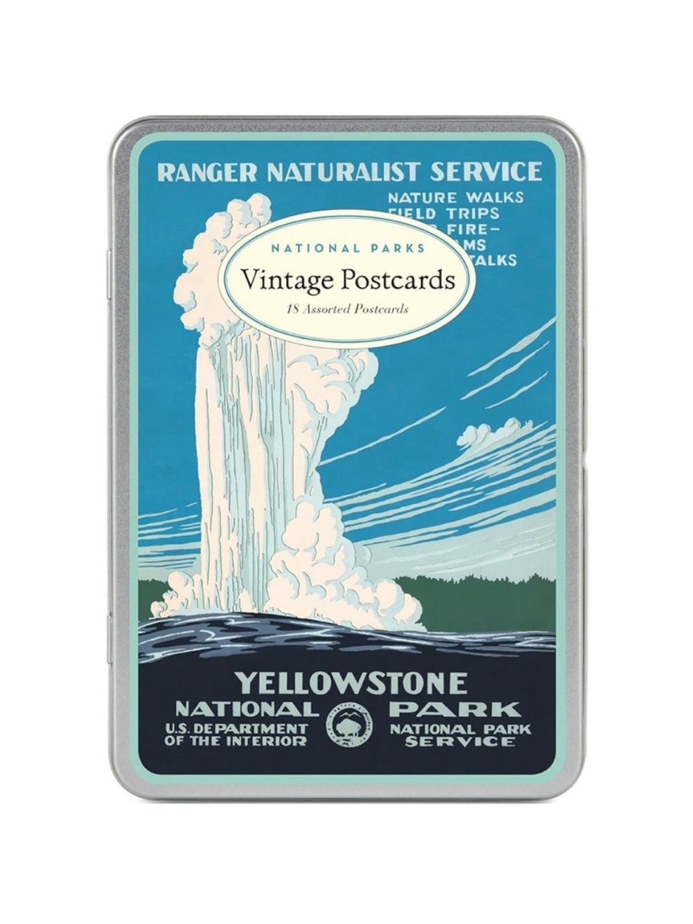 YELLOWSTONE NATIONAL PARK American National Parks Vintage Travel Postcards NWT